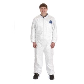 Little Giant Beekeeping Tyvek Coverall Protective Farm and Bee Suit (Medium) (Item No. TYSUITMD)