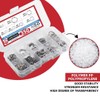 350PCS Spring Wave Washer Gasket Assortment Kit, M3 M4 M5