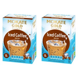 mokate Gold Premium Iced Coffee Mocha Flavour *2x boxes 8x sachets*