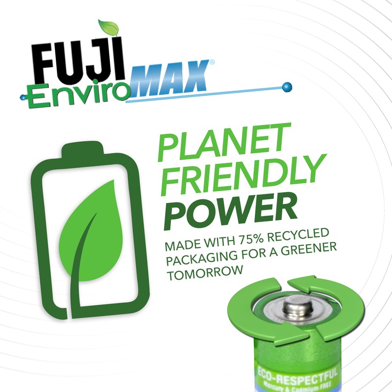 Fuji Enviromax 4400BP24 EnviroMax AAA Super Alkaline Batteries (24 Pack),