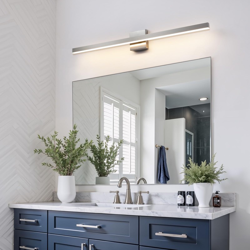 KAISITE Brushed Nickel Vanity Light for Bathroom Above Mirror 39