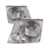 HEADLIGHTSDEPOT Chrome Housing Left and Right Headlights Pair Compatible with
