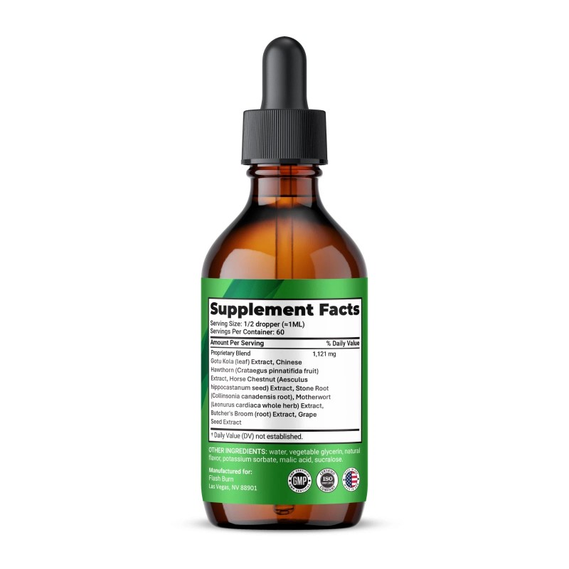 FlashBurn Drops Supplement, Max Strength Flash Burn Liquid formula (2