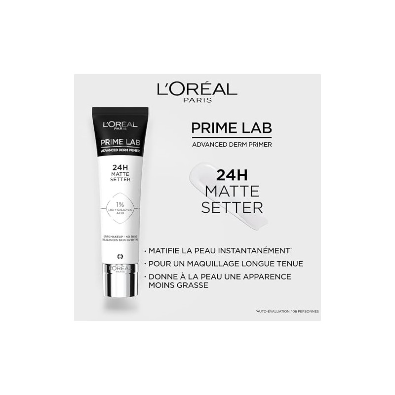 L'Oreal Paris, Primer Efecto Matificante De Prime Lab 30Ml