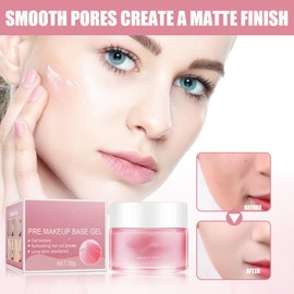 Grundierung Make-Up, Gel-Creme Make-Up Basis Porengrundierung Gel Creme Pore Primer Cream Pore Filling Cream, Volle Deckung Gleichmäßiger Hautton Leichtes Glatte Für Feine Linien