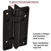 D&D Technologies KF3PPS KwikFit Polymer General Purpose Gate Hinge, Non