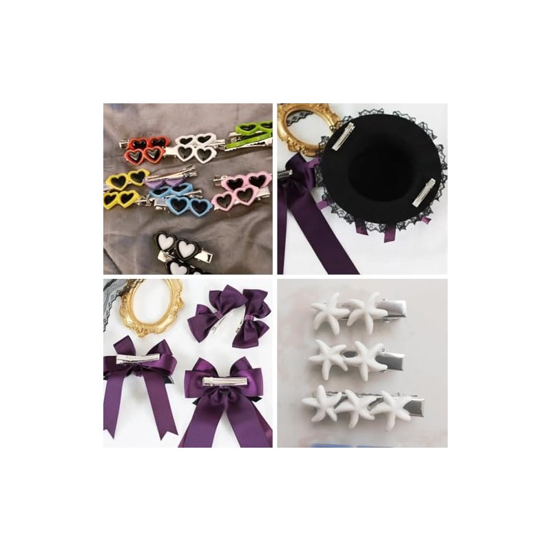 Kit 200 Pzs Pinzas de Cocodrilo para Cabello, Pinzas para