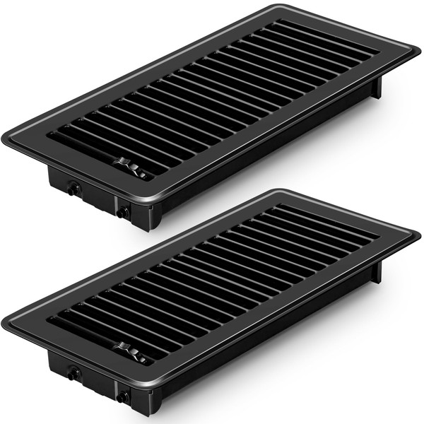 2 PCS Floor Register 4x10 Inch, Floor Vent Covers 4x10'',