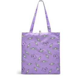 RADLEY London Womens Jumping for Joy Responsible Foldaway Reusable Shopping Bag in Lavender Purple