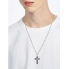 Swordgod Cross Necklace for Men Christmas Gift for Father Son