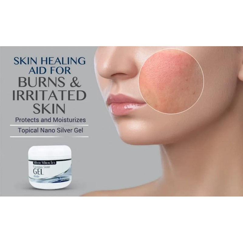 Crema Plateada Coloidal Piel Seca Enrojecimiento Picazon