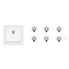Light Sticker Set of 6 Stickers Light Switch Sticker Symbol
