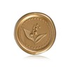 50Pcs Lily of The Valley Wax Seal Stickers, Antique Gold