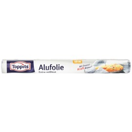 Toppits Aluminium Foil Refill Roll 10 m Silver