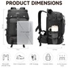 SWICKY Travel Backpack for Men, 50L Carry On Flight Approved