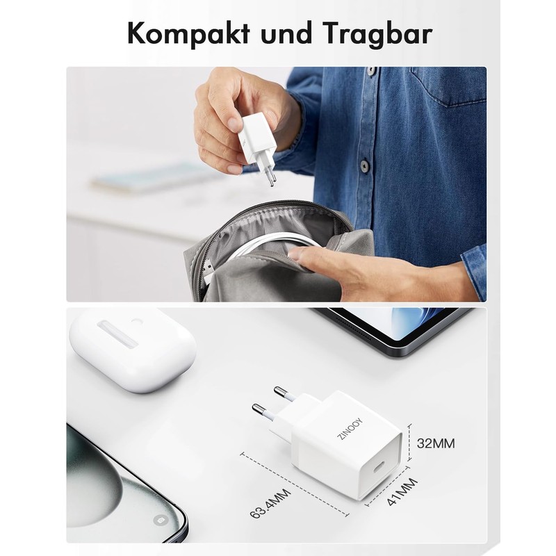 Zinooy USB C Charger