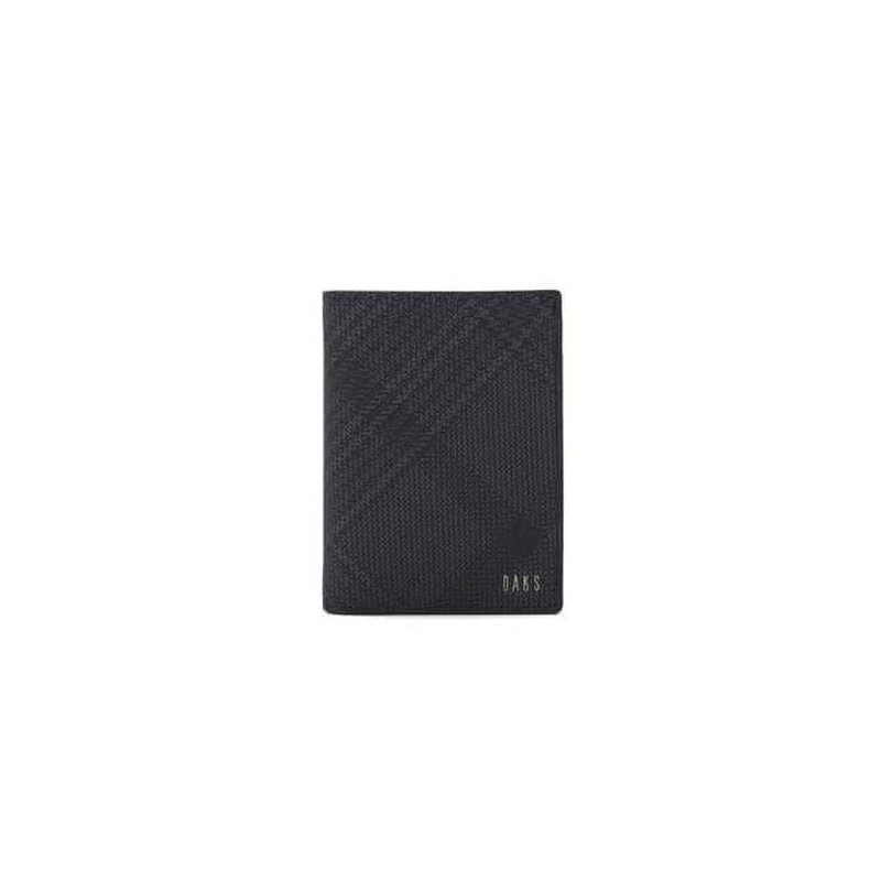 Daks (신세계센텀점)DBWA5E094BK 25SSEDINBURGH PVC블랙 체크 가죽 슬림지갑 (DBW) 25SSEDINBURGH PVC