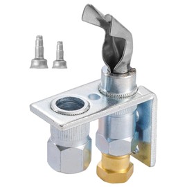 Tigbear Q314A4586 Pilot Burner Flame Head, Natural Gas and Propane Pilot Burner Assembly, Standing Pilot Burner with Orifice Compatible with Honeywell TRC Q314A-CSC