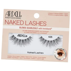 ARDELL Naked Lashes Real Hair Eyelashes 425 - 1 Pair of False Eyelashes Natural Real Hair Vegan Reusable Natural Fake Lashes for Gluing