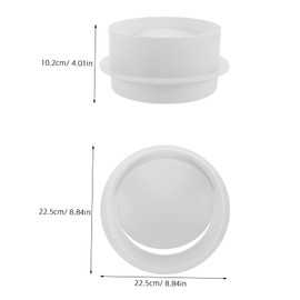 TEHAUX Plastic Check Valve Compact One Way Barb Hose Inline Non Return Valve for Efficient Backflow Prevention Bathrooms and Duct Applications Easy Installation Silent Operation Space