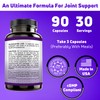 SHIFAA NUTRITION Halal Joint Support Supplement w/Glucosamine Chondroitin MSM |