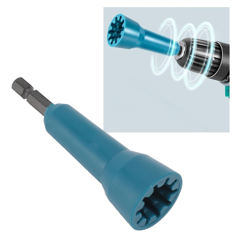 Rotating Wire Twister with 10 Caps High Speed Steel Shank