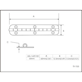 QCAA Solid Brass 180 Degrees Small Piano Hinge Wooden Jewery Box Hinge, for Cabinet Closet, 2.36" x 0.5", Vibrated Brass, 8 Pack, Made in Taiwan