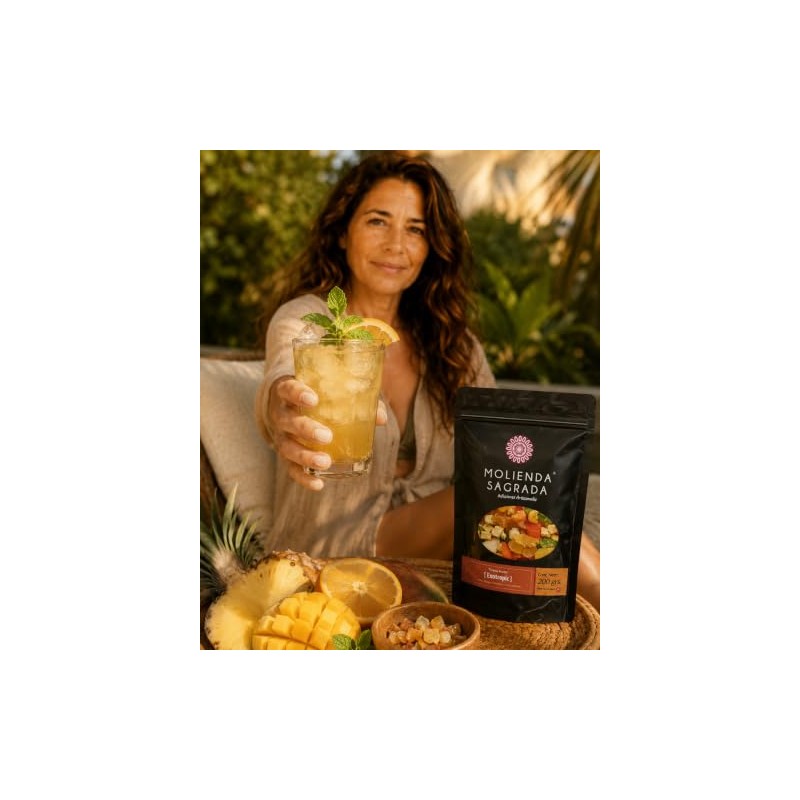 Molienda Sagrada, Tisana Exotropic, Infusión Frutal, 150 gramos