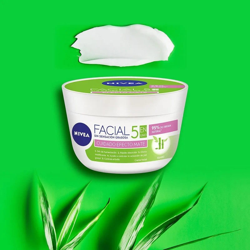 Crema Facial Hidratante Nivea Efecto Mate 200ml Grasa