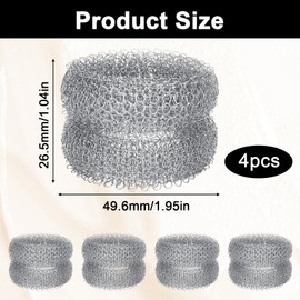 Pack of 4 Limescale Catcher Kettles, Reusable Kettle Descaler, for Kettles and Teapots, Removes Limescale and Impurities