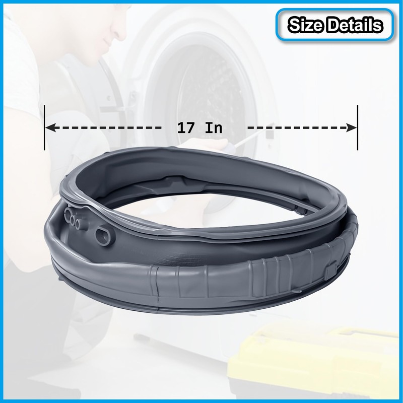 MDS47123602 Washer Door Boot Seal Gasket for LG Kenmore Washing