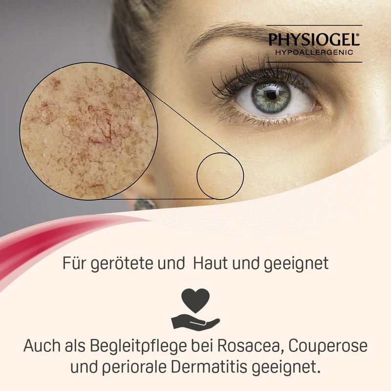 Physiogel, Calming Relief Anti-Redness Serum for Sensitive Reddened Skin, White,