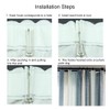 IPEAK Metal Curtain Hooks Pinch Pleat Header Tape Pins Heavy