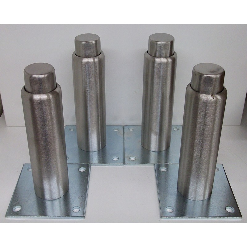 Component Hardware NSF A48-5048-C 6" Stainless Steel Adjustable Leg"set of