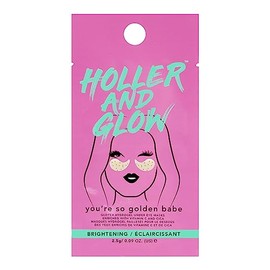 Holler and Glow You're So Golden Babe, Glitter Hydrogel Under-Eye Masks