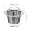 uxcell Kitchen Sink Drain, Stainless Steel Kitchen Sink Strainer with