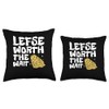 Lefse Worth The Wait Flatbread Norwegian Cuisine Throw Pillow