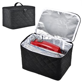 Digital Hand Mixer Carrying Bag for KitchenAid 5/6/ 7/9 Ultra Power Speed Hand Mixers, Portable Travel Storage Case Bag with Handle for Kitchen Aid Mixer Accessories (Box Only) (Black)