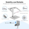 VECOFO Laptop Stand for Desk, Ergonomic Aluminum Laptop Stand Adjustable