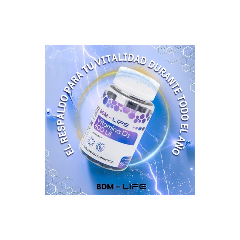 BDM LAB | Vitamina D3 | Vitamina C | 60