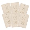 Self-Closing 2 Screw Outlet Covers (Beige) by Safety Innovations