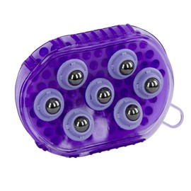 Magnet-Massage-Striegel, lila