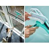 Leifheit Fensterwischer Window und Frame Cleaner L mit Rundum-Bezug, Fensterreiniger