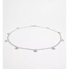 Zac's Alter Ego 105cm Silver Chain Belt with Butterfly Charms