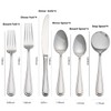 faderic Silverware set, Stainless Steel Flatware Cutlery Set 24 Pieces