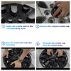 TULALUX Wheel Skins Compatible with Toyota Tacoma 2024-2025; Glossy Black