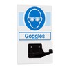V Safety Ppe Station - Goggles - 1 Holder -