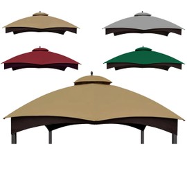 SCOCANOPY Beige Replacement Top for Lowe's Allen Roth 10X12 Gazebo Model #GF-12S004B-1/#GF-12S004BTO