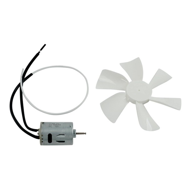6" RV Vent Fan, 12V D-Shaft RV Fan Motor with