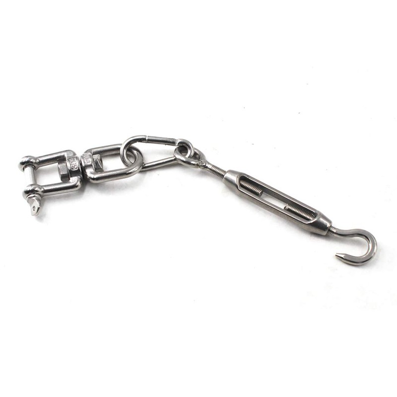 M10 Jaw and Eye Swivel Shackle 304 Stainless Steel Boat